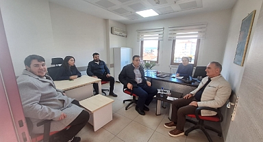 Başkan Kopça ve Başkan Uysal ziyaret edildi