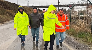 Başkan Öztürk, Çanakkale Caddesi’ndeki altyapı çalışmalarını inceledi
