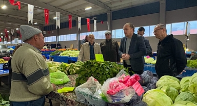Başkan Öztürk, pazar esnafıyla buluştu