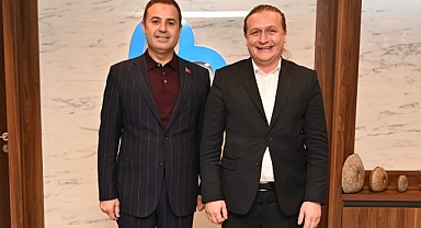 Başkan Öztürk'ten Başkan Akın'a ziyaret