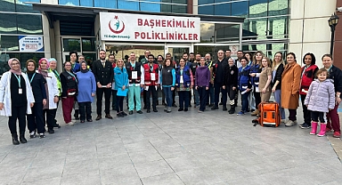 Biga Devlet Hastanesi'nde HAP (Hastane Afet Planı) Tatbikatı gerçekleştirildi