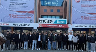 Biga MYO öğrencileri 2024 Bumatech Fuarı'nı ziyaret etti