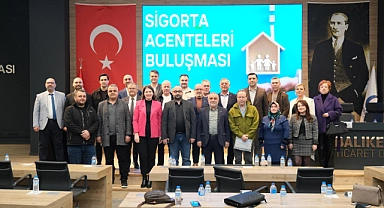 Biga TSO, Balıkesir'deki sigorta acenteleri toplantısına katıldı