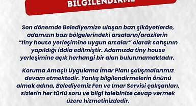 Bozcaada Belediyesi'nden Tiny House kullanımıyla ilgili açıklama