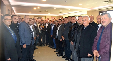 Çan Muhtarlar Derneği’nden Halil Ertuğrul'a ziyaret