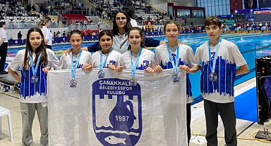 Çanakkale Belediyespor, 11 Yaş Türkiye Yüzme Şampiyonasında büyük başarı gösterdi