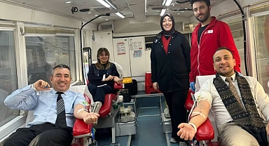Çanakkale Koleji'nde kan bağışı etkinliği düzenlendi