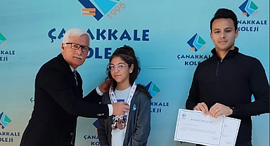 Çanakkale Koleji öğrencisi Sena Aynur'dan büyük başarı