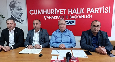 CHP Çanakkale İl Başkanı Gürbüz: “Bunlar aptal gibi davranarak herkesi aptal yerine koymaya çalışıyor’’
