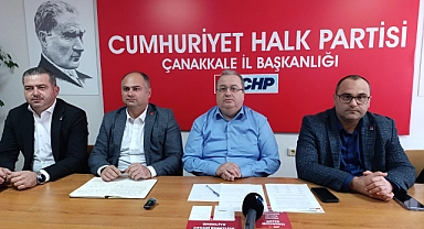 CHP Çanakkale İl Başkanı Gürbüz: “Bunlar aptal gibi davranarak herkesi aptal yerine koymaya çalışıyor’’