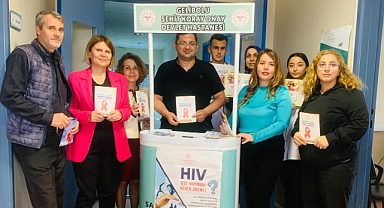 Gelibolu Devlet Hastanesi'nden 1 Aralık Dünya AIDS/HIV Korunma Günü etkinliği
