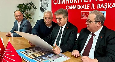 Güneşhan ve Karatepe, İl Başkanlığını ziyaret etti