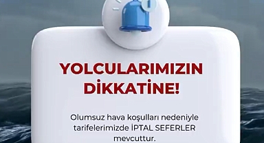 Kabatepe-Gökçeada Hattında Sefer İptalleri