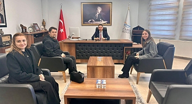 Kaymakam Haydaroğlu'na Sağlık Grup Başkanlığından ziyaret