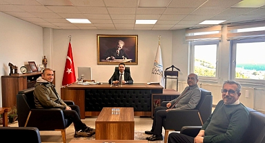 Kaymakam Haydaroğlu ziyaretçilerini ağırladı