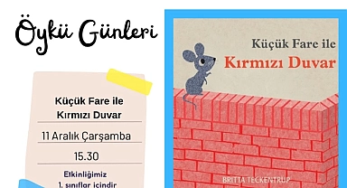 "Küçük Fare ile Kırmızı Duvar" kitap okuma etkinliği