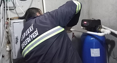 Lapseki Belediyesi arıtma çeşmelerini yeniledi
