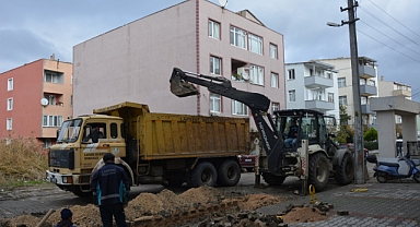 Lapseki'de çalışmalar devam ediyor