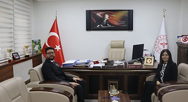 Müdür Hayta'dan Müdür Baştürk'e ziyaret