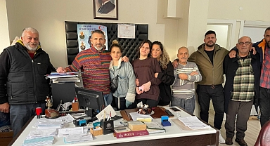 Muhtaroğlu'na doğum günü sürprizi
