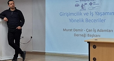 Murat Demir’den Yenice’de öğrencilere girişimcilik konferansı