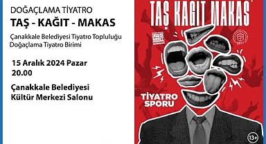 Taş-Kağıt-Makas sahne alıyor