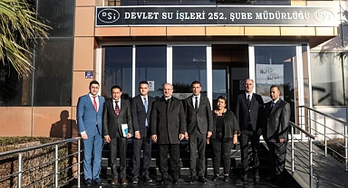 ValiToraman DSİ 252. Şube Müdürlüğü’nü ziyaret etti