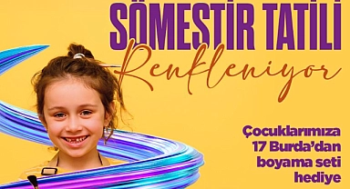 17 Burda AVM'den çocuklara karne hediyesi