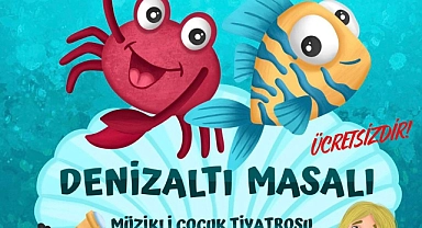 Ayvacık Belediyesi’nden çocuklara özel tiyatro: “Denizaltı Masalı”