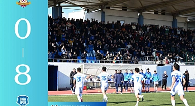 Bigaspor, Kepez Hamidiyespor’u 8-0’lık farkla yenerken büyük bir zafer elde etti