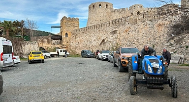 Bozcaada'da 44 araca UTTS takıldı