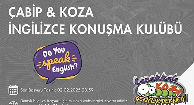 ÇABİP ve Koza Gençlik Derneği’nden İngilizce Konuşma Kulübü