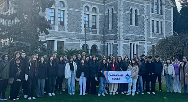 Çanakkale Koleji öğrencileri İstanbul’daki üniversiteleri ziyaret etti