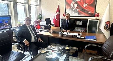 Çanakkale Ticaret Borsası Başkanı Deniz’den Cezaevi Müdürü Birlik’e ziyaret