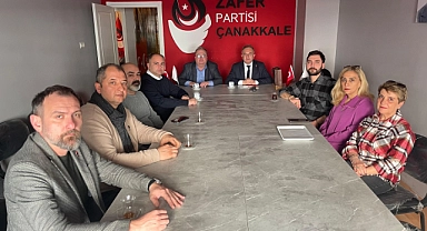 CHP Çanakkale İl Başkanlığı'ndan Zafer Partisi’ne ziyaret