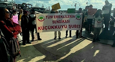 Emeklilerden Küçükkuyu’da sert tepki