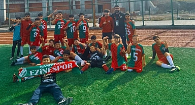 Ezinespor U13 takımı galip geldi