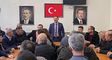 Kaymakam Kayabaşı, Biga Muhtarlar Derneği'ni ziyaret etti
