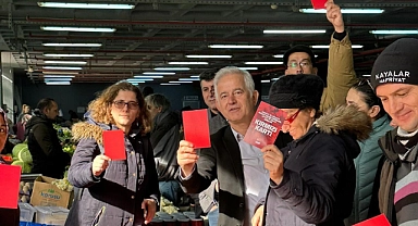 Kepez Pazarı'nda iktidara kırmızı kart