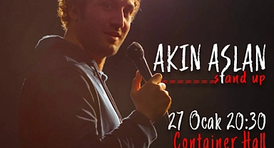 Komedyen Akın Aslan Çanakkale’de Stand-Up rüzgarı estirecek!