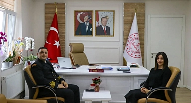 Mine Hayta ziyaretçilerini ağırladı