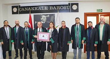 Şizen Şenol ve Mert Gündoğar avukatlık mesleğine ilk adımlarını attı
