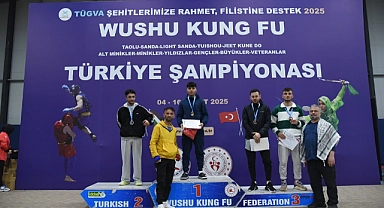 2025 Wushu Türkiye Şampiyonasında büyük başarı elde etti!