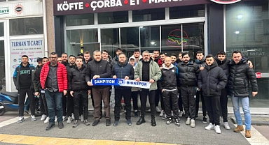 Bigaspor'dan Enes Şahin'e teşekkür