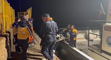 Bozcaada’da Sahil Güvenlikten hızlı müdahale