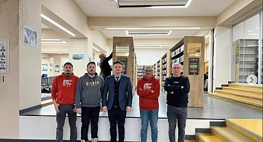 ÇABİP gönüllülerinden kütüphane ziyareti