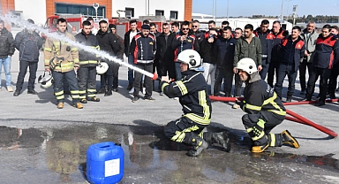 Çanakkale'de itfaiye personellerine kapsamlı eğitim
