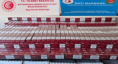 Çanakkale’de kaçak sigara operasyonu! Panama bayraklı gemide 7.500 paket ele geçirildi