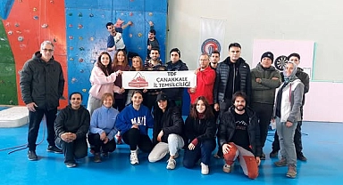 Çanakkale’de Spor Tırmanış Temel Eğitimi tamamlandı
