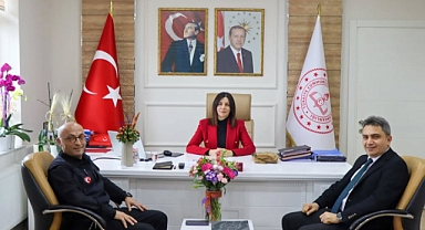 Çanakkale İl Millî Eğitim Müdürü Mine Hayta'ya Ziyaret